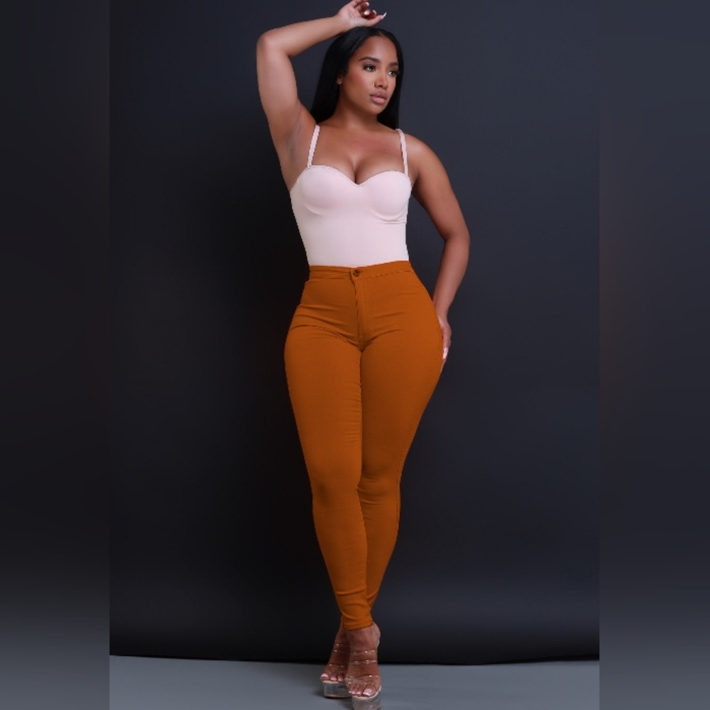 Caramel Trouser Jeans sz med - Picture 1 of 5
